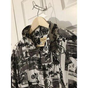 Panama Jack‎ Men’s Sz 3XL Hawaii Button Shirt Motorcycle Club Maui